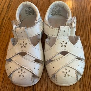 Stride Rite white sandals in size 4.5